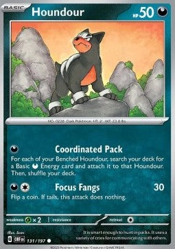 Houndour - Obsidian Flames (Common) [OBF-131] Immagine principale del prodotto
