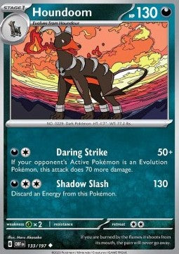 Houndoom - Obsidian Flames (Uncommon) [OBF-133] Main image