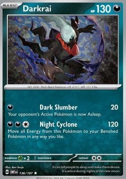 Darkrai - Obsidian Flames (Rare) [OBF-136] Hover Image