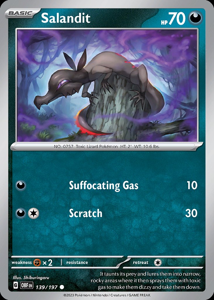 Salandit - Obsidian Flames (Common) [OBF-139] Image principale du produit