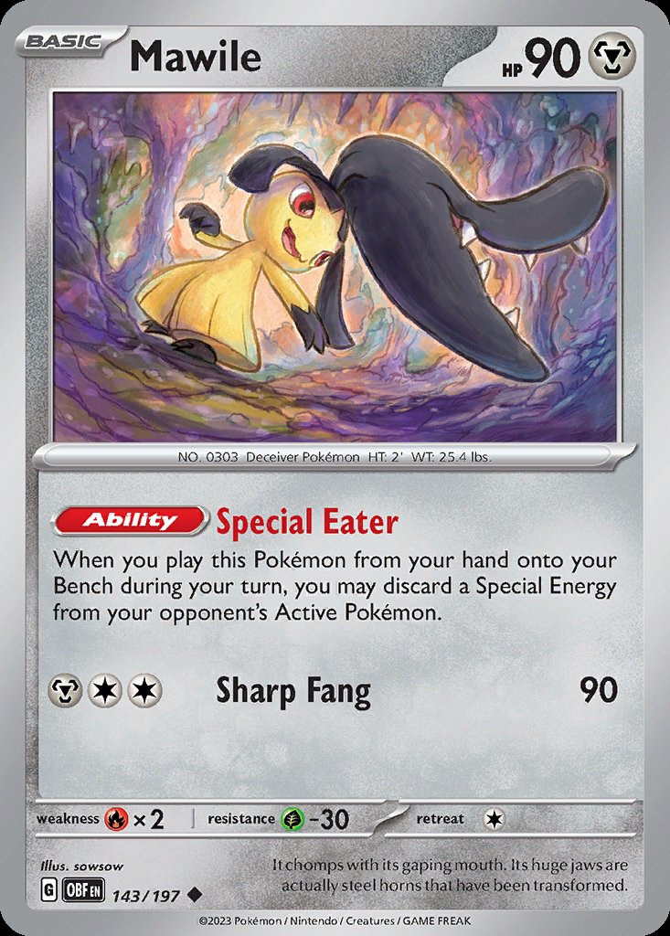 Mawile - Obsidian Flames (Uncommon) [OBF-143] Main image