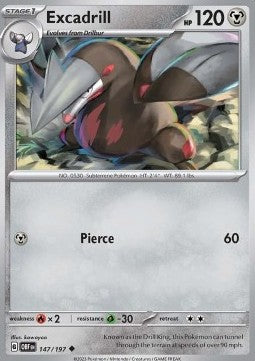 Excadrill - Obsidian Flames (Uncommon) [OBF-147] Hover Image