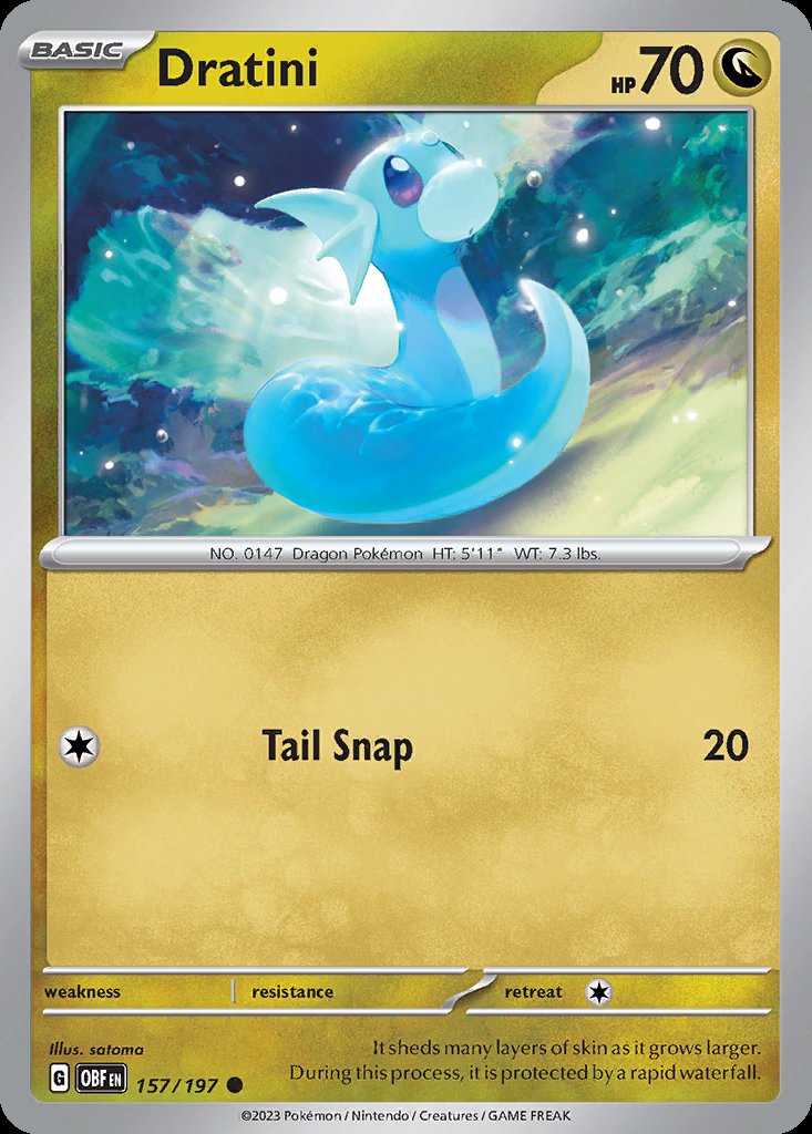 Dratini - Obsidian Flames (Common) [OBF-157] Image principale du produit