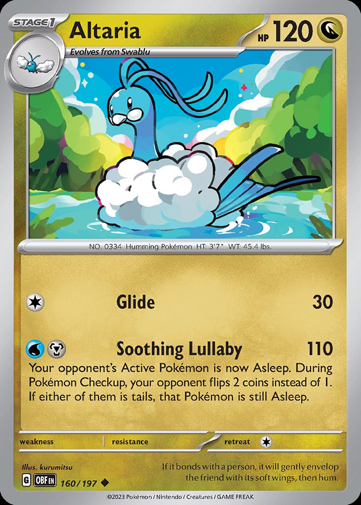 Altaria - Obsidian Flames (Uncommon) [OBF-160] Hoofdafbeelding