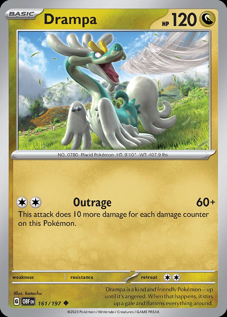 Drampa - Obsidian Flames (Uncommon) [OBF-161] Hauptbild