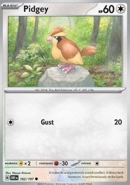 Pidgey - Obsidian Flames (Common) [OBF-162] Immagine principale del prodotto
