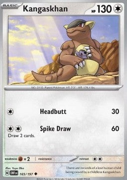 Kangaskhan - Obsidian Flames (Uncommon) [OBF-165] Main image
