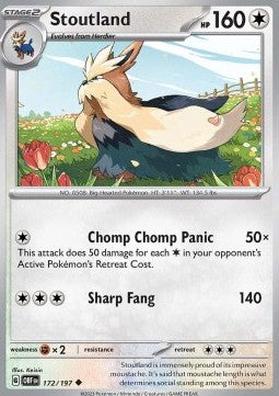 Stoutland - Obsidian Flames (Uncommon) [OBF-172] Hover Image