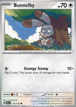 Bunnelby - Obsidian Flames (Common) [OBF-175] Image principale du produit