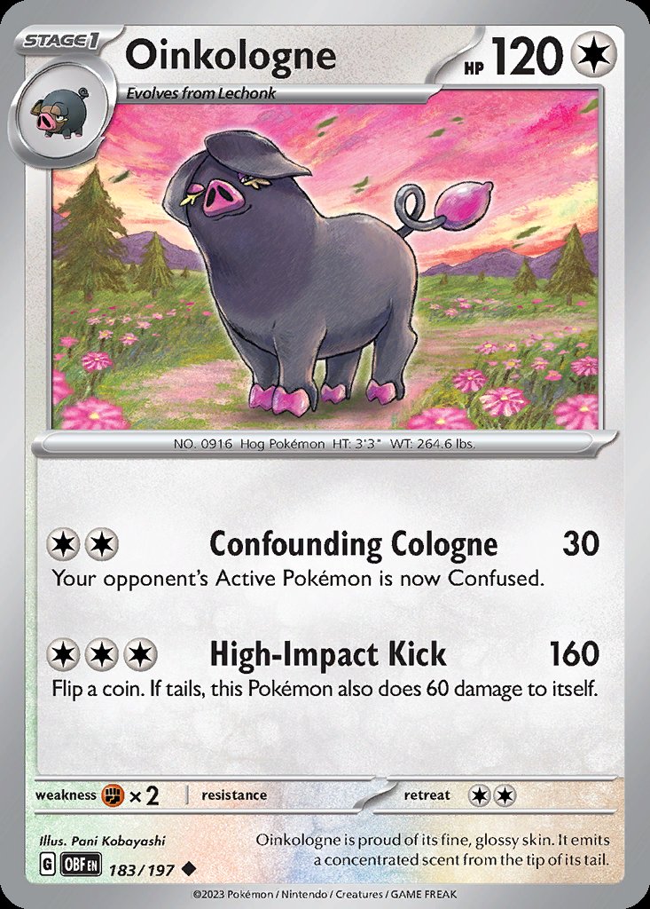Oinkologne - Obsidian Flames (Uncommon) [OBF-183] Immagine principale del prodotto