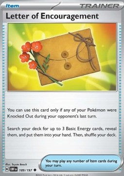 Letter of Encouragement - Obsidian Flames (Uncommon) [OBF-189] Main image