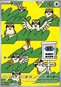 Pidgey - Obsidian Flames (Illustration Rare) [OBF-207] Hover Image
