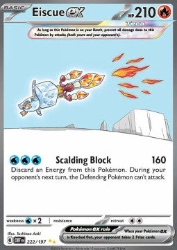 Eiscue ex - Obsidian Flames (Special Illustration Rare) [OBF-222]