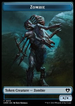 Zombie Token (U */*) // City's Blessing Token - Commander Masters: Extras (Token) [XCMM-T 13/49] Hoofdafbeelding