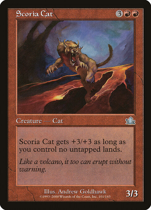 Scoria Cat – Prophecy (PCY-101) Magic: The Gathering card | LC-REM-20260804-15526039388492-7274f791-c9f1-49a1-9002-10e94caee96e