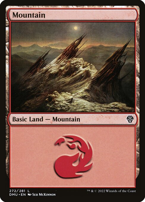 Mountain – Dominaria United (DMU-272) Magic: The Gathering card