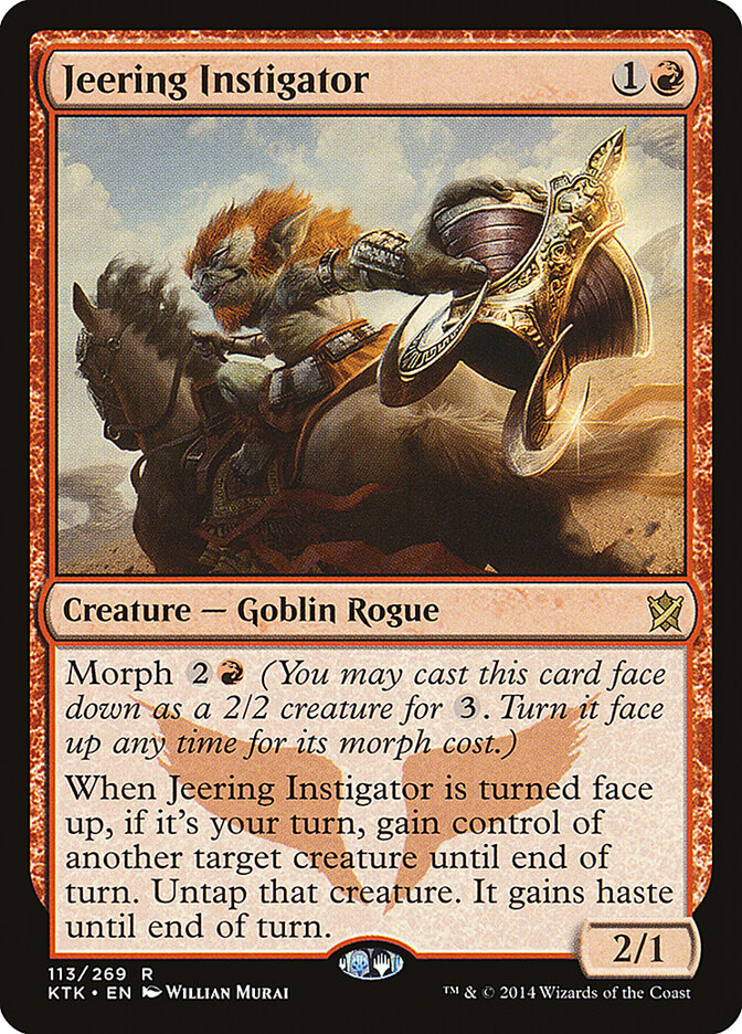 Jeering Instigator - Khans of Tarkir (Rare) [KTK-113] Hoofdafbeelding
