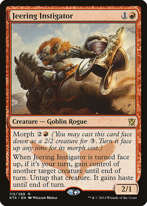 Jeering Instigator – Khans of Tarkir (KTK-113) Magic: The Gathering card