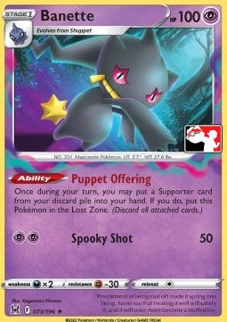 Banette - Play! Pokémon Prize Pack Series Three (Promo) [PPS3-LOR 073] Immagine principale del prodotto