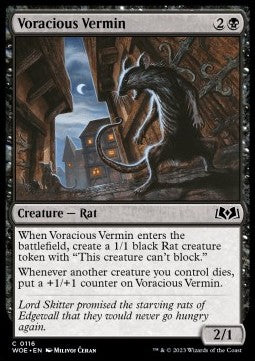 Voracious Vermin - Wilds of Eldraine (Common) [WOE-116] Hauptbild