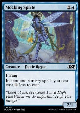 Mocking Sprite - Wilds of Eldraine (Common) [WOE-62] Hauptbild