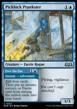 Picklock Prankster // Free the Fae - Wilds of Eldraine (Uncommon) [WOE-64] Hauptbild