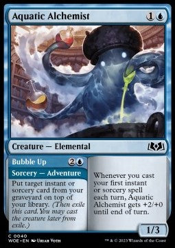 Aquatic Alchemist // Bubble Up - Wilds of Eldraine (Common) [WOE-40] Hauptbild