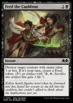 Feed the Cauldron - Wilds of Eldraine (Common) [WOE-91] Hauptbild