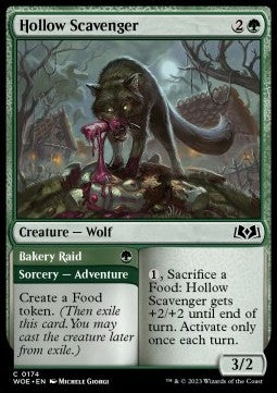 Hollow Scavenger // Bakery Raid - Wilds of Eldraine (Common) [WOE-174] Hauptbild