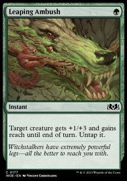 Leaping Ambush - Wilds of Eldraine (Common) [WOE-177] Hauptbild