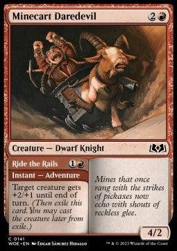 Minecart Daredevil // Ride the Rails - Wilds of Eldraine (Common) [WOE-141] Hauptbild