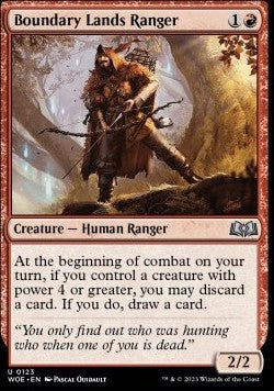 Boundary Lands Ranger - Wilds of Eldraine (Uncommon) [WOE-123] Hauptbild