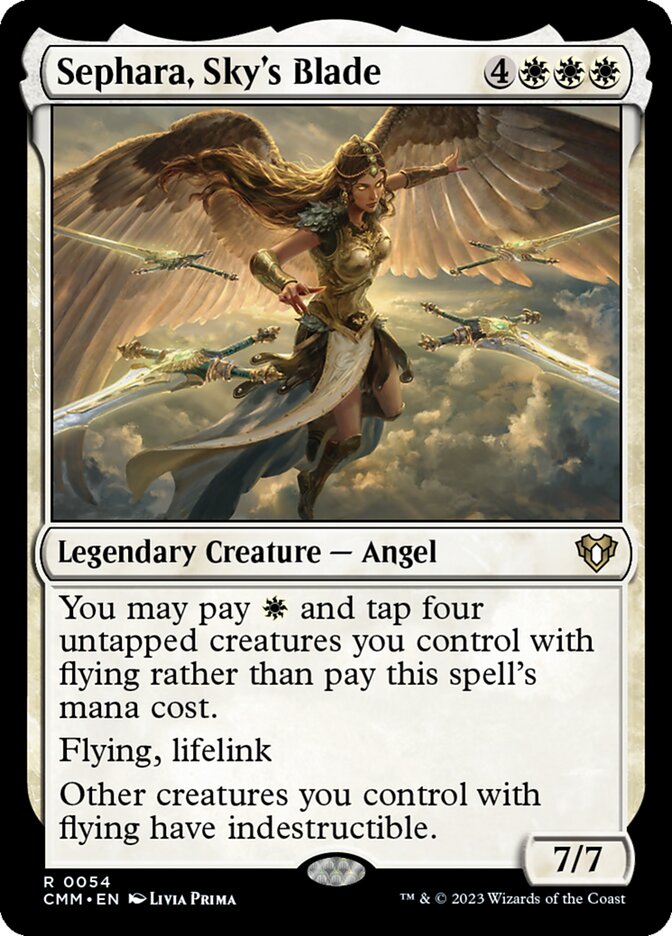 Magic-kaart Sephara, Sky's Blade CMM-54 uit Commander Masters (Rare)