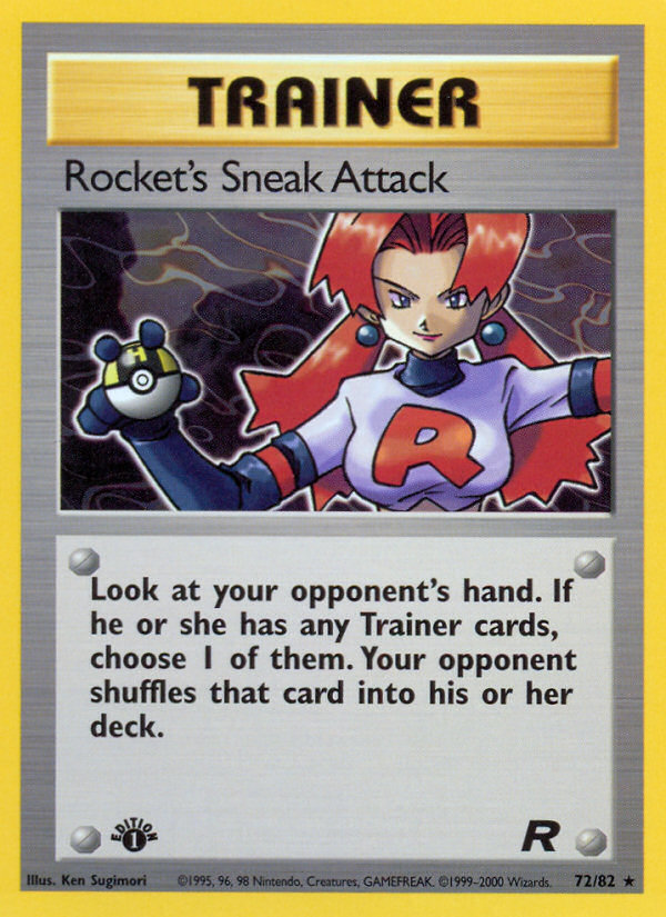 Rocket's Sneak Attack – Team Rocket 72 – Pokémon TCG single card Image principale du produit
