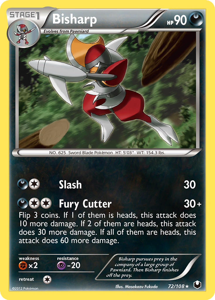 Bisharp – Dark Explorers 72 – Pokémon TCG single card Hoofdafbeelding