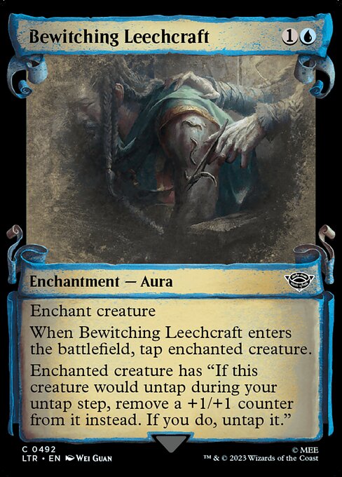 Bewitching Leechcraft – The Lord of the Rings: Tales of Middle-earth (LTR-492) Magic: The Gathering card | LC-REM-20260804-15909433114956-72ad1bf9-b203-41ab-92e7-6d9491de440d Immagine principale del prodotto