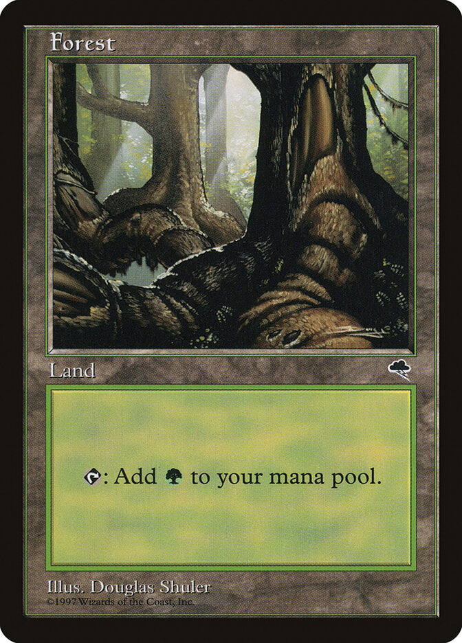 Magic-kaart Forest TMP-348 uit Tempest (Land)