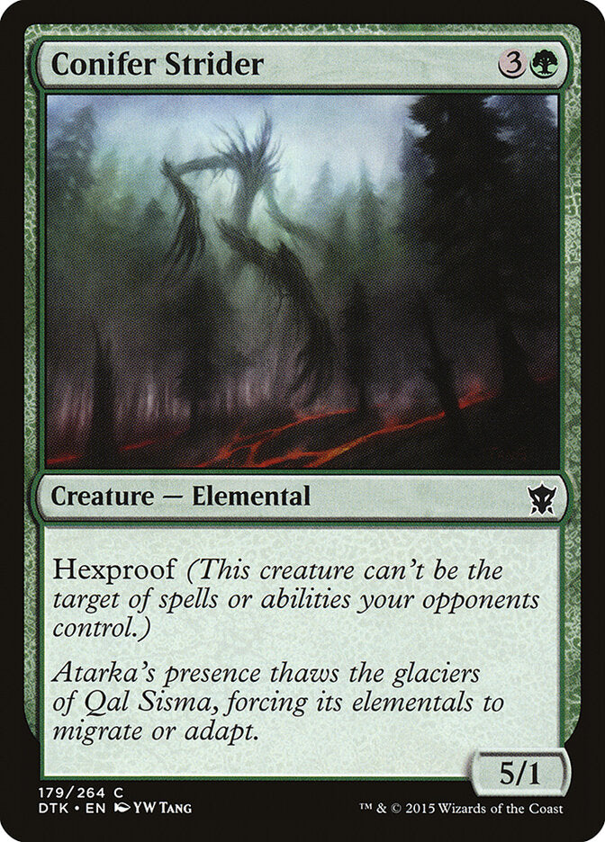 Conifer Strider – Dragons of Tarkir (DTK-179) Magic: The Gathering card