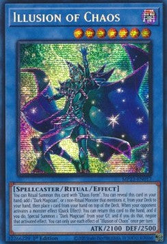 Illusion of Chaos - 25th Anniversary Tin: Dueling Heroes Mega Pack (Secret Rare) [MP23-017] Hover Image