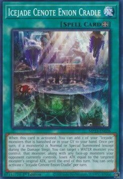 Icejade Cenote Enion Cradle - 25th Anniversary Tin: Dueling Heroes Mega Pack (Common) [MP23-028] Main image
