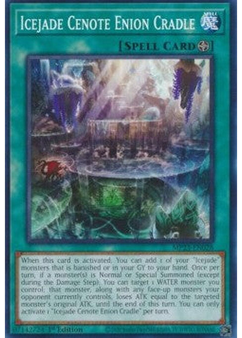 Icejade Cenote Enion Cradle — 25th Anniversary Tin: Dueling Heroes Mega Pack (MP23-028) Yu-Gi-Oh! card Immagine principale del prodotto