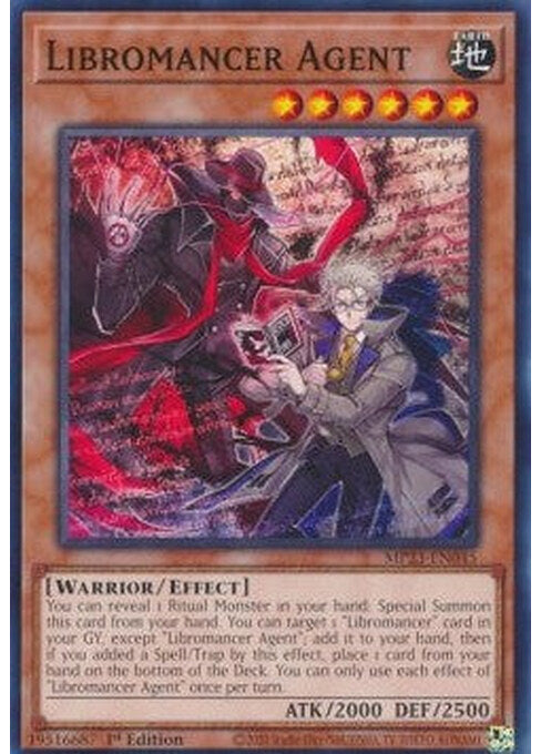 Libromancer Agent — 25th Anniversary Tin: Dueling Heroes Mega Pack (MP23-045) Yu-Gi-Oh! card Image principale du produit