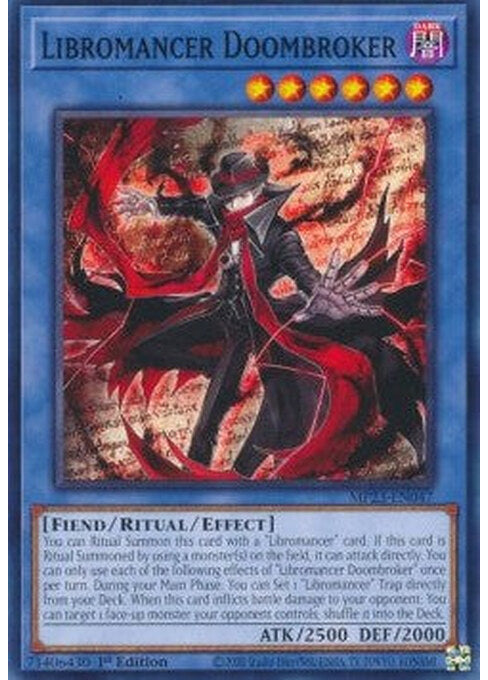 Libromancer Doombroker — 25th Anniversary Tin: Dueling Heroes Mega Pack (MP23-047) Yu-Gi-Oh! card Image principale du produit