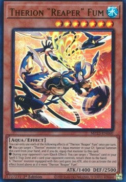 Therion "Reaper" Fum - 25th Anniversary Tin: Dueling Heroes Mega Pack (Ultra Rare) [MP23-060] Main image