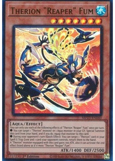 Therion "Reaper" Fum — 25th Anniversary Tin: Dueling Heroes Mega Pack (MP23-060) Yu-Gi-Oh! card Image principale du produit