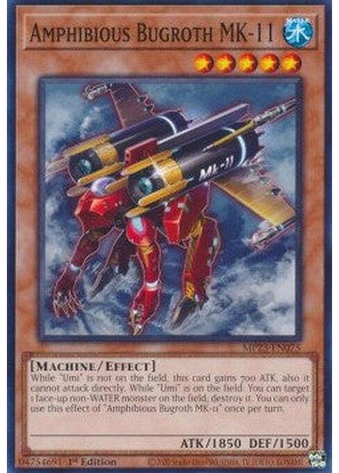 Amphibious Bugroth MK-11 — 25th Anniversary Tin: Dueling Heroes Mega Pack (MP23-075) Yu-Gi-Oh! card Image principale du produit