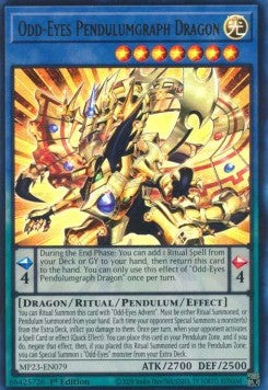 Odd-Eyes Pendulumgraph Dragon - 25th Anniversary Tin: Dueling Heroes Mega Pack (Ultra Rare) [MP23-079] Imagen principal del producto