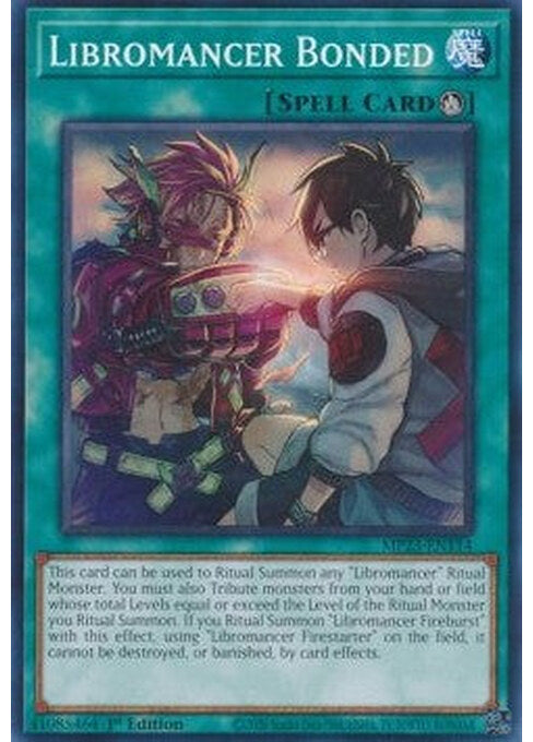 Libromancer Bonded — 25th Anniversary Tin: Dueling Heroes Mega Pack (MP23-114) Yu-Gi-Oh! card Image principale du produit