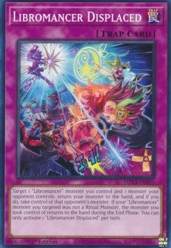 Libromancer Displaced - 25th Anniversary Tin: Dueling Heroes Mega Pack (Common) [MP23-115] Main image