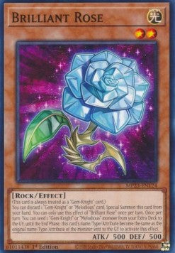 Brilliant Rose - 25th Anniversary Tin: Dueling Heroes Mega Pack (Common) [MP23-124] Main image